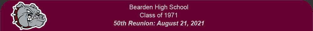 BEARDEN HIGH SCHOOL Reunion